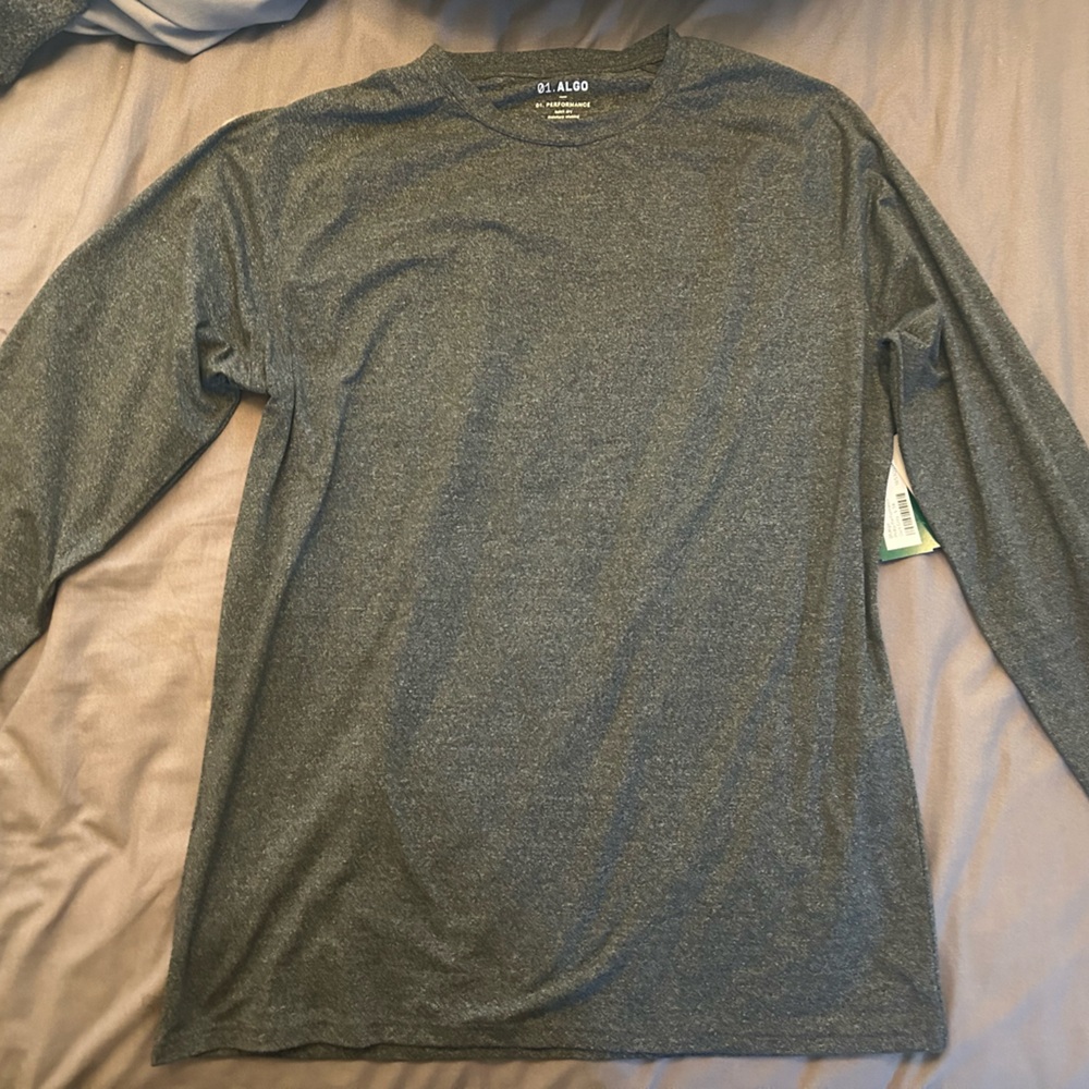 Algo grey men’s athletic shirt
